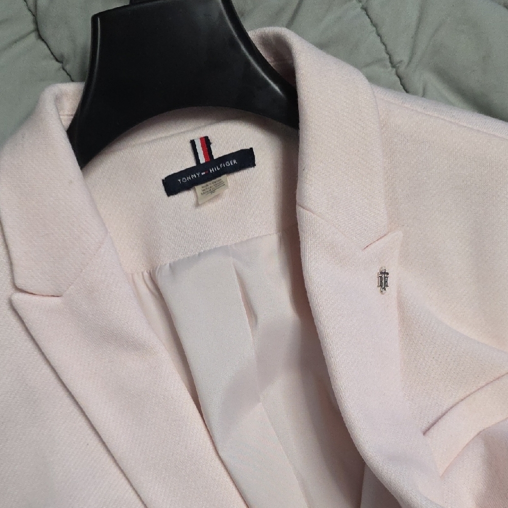 Tommy Hilfiger Light Pink Women's Blazer - Picture 8 of 9